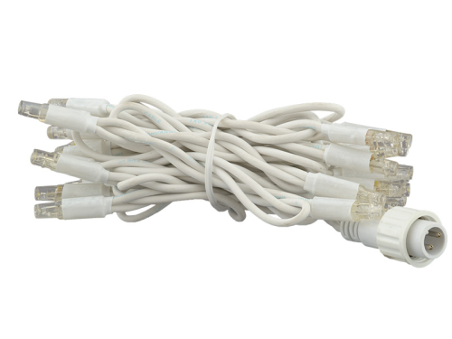 ProSystem Modular LED 230V | Endstring 2,25m | 4,6W | 25 LED | warmweiß | weiß | IP44 |