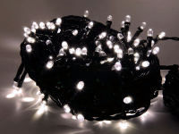 System24 Lichterkette | Verbindungsstring | 6m | 60 LEDs | 3,5W | 24VDC | warmweiß | Kabel dgrün | IP65 |