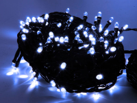 System24 Lichterkette | Verbindungsstring | 6m | 60 LEDs | 4,8W | 24VDC | blau | Kabel dgrün | IP44 |