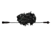 System24 Lichterkette | Verbindungsstring | 6m | 60 LEDs | 4,8W | 24VDC | blau | Kabel dgrün | IP44 |