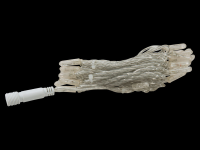 System24 Lichterkette | Endstring | 3m | 30 LEDs | 2,4W | 24VDC | superwarmweiß | Kabel transparent | IP65 |