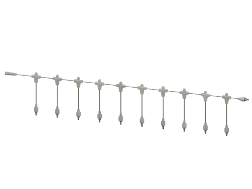 System24 Hauptkabel | 1m | 10x Steckplätze + 1x Erweiterung | Kabel transparent | 24VDC | IP44 |