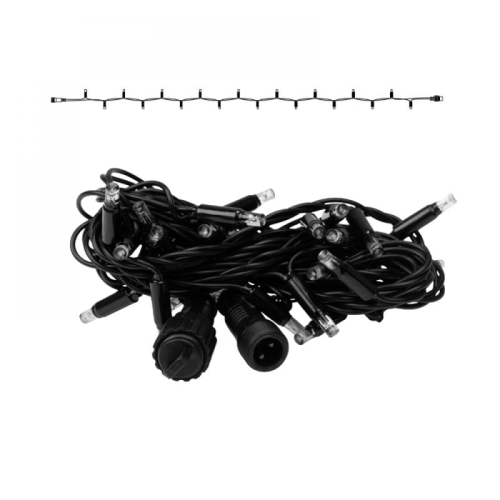 System36 Lichterkette | Verbindungsstring | 3m | 30 LEDs | 1,5W | 36VDC | warmweiß | Kabel schwarz | IP65 |