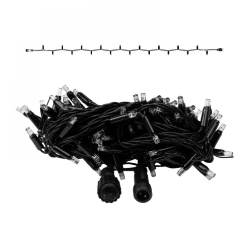 System36 Lichterkette | Verbindungsstring | 10m | 100 LEDs | 6,8W | 36VDC | superwarmweiß | Kabel schwarz | IP65 |