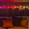 Twinkly Lichterkette Cluster RGB+W 400 | Länge: 6m | Anschlußleitung: 3,5m | IP44 | Kabel schwarz/grün |  mit APP steuerbar | Bluetooth+WiFi |