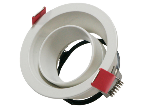 ABVERKAUF: LED Architektur Deckenblende versenkt schwenkbar, Ausschnitt 76mm, Modul 90, weiß