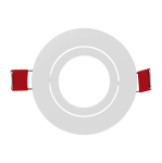 LED ECO Architektur Deckenblende MR16 | schwenkbar | Weiß | rund | Ausschnitt: DM 74mm | Modul: DM 84mm | IP20 |