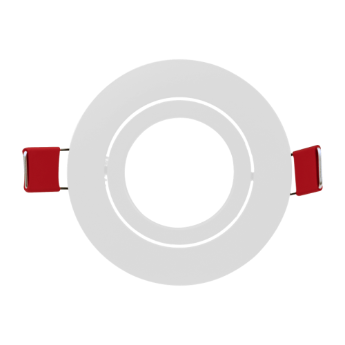 LED ECO Architektur Deckenblende MR16 | schwenkbar | Weiß | rund | Ausschnitt: DM 74mm | Modul: DM 84mm | IP20 |