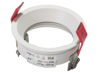 LED Architektur Deckenblende MR16 | versenkt | Weiß | rund | Ausschnitt: DM 65mm | Modul: DM 71mm | IP20 |