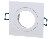 LED Standard Architektur Deckenblende MR16 | Weiß | eckig | Ausschnitt: DM 65mm | Modul: 79x79mm | IP20 |