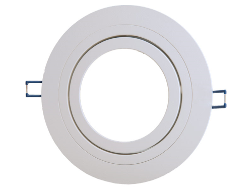 LED Architektur Deckenblende MR16 | schwenkbar | Weiß | rund | Ausschnitt: DM 80mm | Modul: DM 92mm | IP20 |