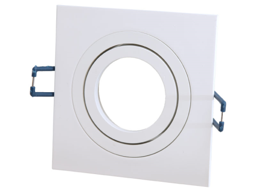 LED Architektur Deckenblende MR16 | schwenkbar | Weiß | eckig | Ausschnitt: DM 80mm | Modul: 92x92mm | IP20 |