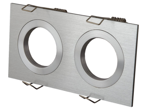 ABVERKAUF: Einbauleuchte – Plate 80 – 2fach – MR16