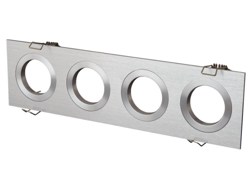 ABVERKAUF: Einbauleuchte – Plate 80 – 4fach – MR16