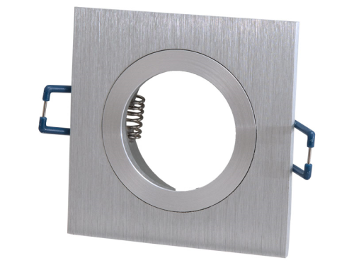 LED Standard Architektur Deckenblende MR16 | Alu | eckig | Ausschnitt: DM 65mm | Modul: 79x79mm | IP20 |