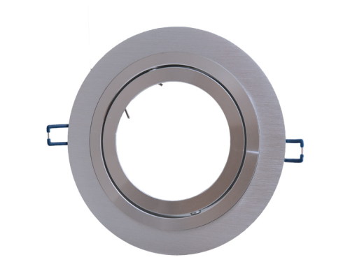 LED Architektur Deckenblende MR16 | schwenkbar | Alu | rund | Ausschnitt: DM 80mm | Modul: DM 92mm | IP20 |