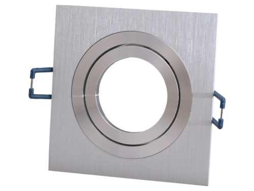 LED Architektur Deckenblende MR16 | schwenkbar | Alu | eckig | Ausschnitt: DM 80mm | Modul: 92x92mm | IP20 |