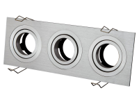 ABVERKAUF: Einbauleuchte – Plate 90 – 3fach – MR16