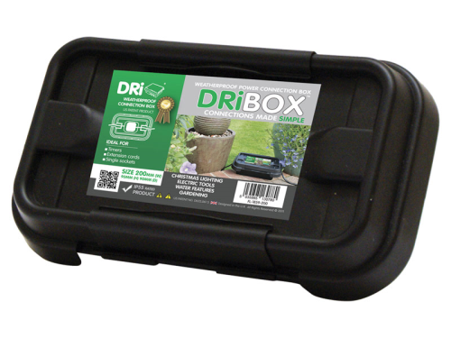DRiBOX wasserfeste Schutzbox für den Außenbereich, small schwarz IP55