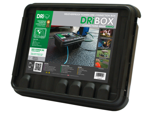 DRiBOX wasserfeste Schutzbox für den Außenbereich, large schwarz IP55
