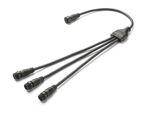 *Verteiler für Outdoor Balls - 3fach, 30cm, schwarz