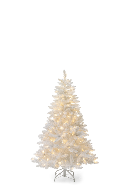 Tannenbaum weiß 150 | Höhe: 150cm | Durchmesser: 120cm | 130 LEDs warmweiß | Netzstecker 5m Zuleitung | Outdoor