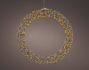 LED Hängemotiv Lichterkranz M | d: 60cm | T: 7cm | 230V/30V/6W | 720 LEDs | warmweiß | Netzstecker mit 5m Zuleitung | Timer: 8h an, 16h aus | IP44 |