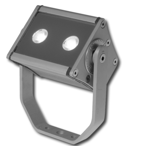 LED Fluter S – 2 x LED – warmweiß – 45° - 230V