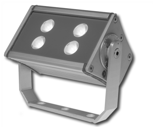 LED Fluter S – 4 x LED – warmweiß – 45° - 230V