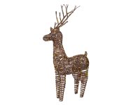 LED Rentier S | HxBxT: 104x60x24cm | 230V/30V/4W | 360 LEDs | warmweiß | Netzstecker mit 5m Zuleitung | IP44 |