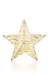 Glamour-hanging Star 50 | gold | DxT: 50x11cm | warmweiß | 720 LEDs | 24V/7,2W | inkl. Steckernetzteil | IP44 |