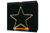 Glamour-Star 60 | gold | HxBxT: 57x59x9cm | warmweiß | 200 LEDs | 4,5V/6W | inkl. Steckernetzteil | IP44 |
