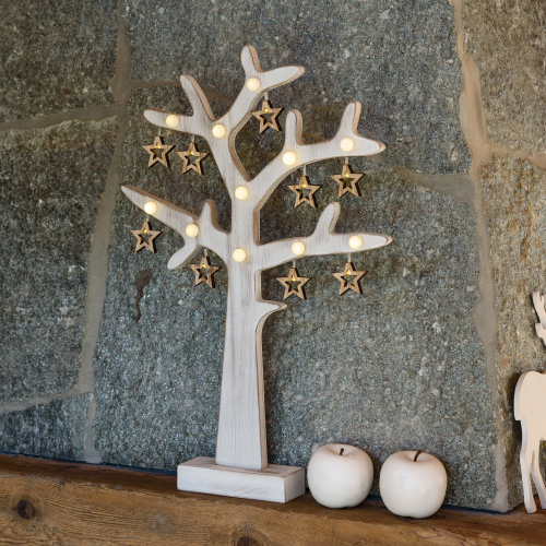 Batteriebetriebener Laubbaum - schafft weihnachtliche Stimmung für Ihr Zuhause