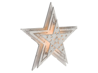 Batteriebetriebener Weihnachtsstern mit Saugnapf - schafft weihnachtliche Stimmung für Ihr Zuhause