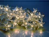 LED-Lichterkette - bringt weihnachtlichen Sternenzauber in Ihre Räume