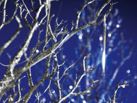 Mini Snowfall Curtain mit 10 LED Effekt Stäben zu je 18 LEDs