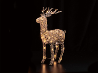 Rentier - aus Rattan gefertigt - 70cm