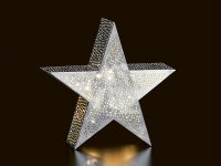 Weihnachtsstern - verzaubert durch zarten Schimmer - 30cm
