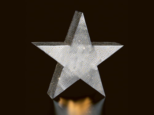 Weihnachtsstern - verzaubert durch zarten Schimmer - 40cm