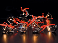 Lichterkette, mit Keksausstechern - originell und als Augenschmaus garantiert kalorienfrei
