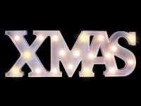 3D-Figur "XMAS" - überzeugender Aufsteller, der für Weihnachtsstimmung sorgt