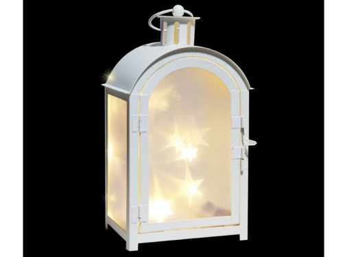 Laterne - dieser Bote der Nacht weist Ihnen leuchtend den rechten Weg - weiß