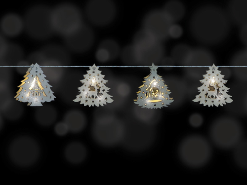 Weihnachtsbäume - Lichterkette - schafft winterliche Stimmung für Ihr Zuhause