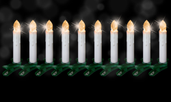 Christbaumkerzen - bringen jeden Weihnachtsbaum zum Strahlen, Höhe:10cm