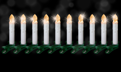 Christbaumkerzen - bringen jeden Weihnachtsbaum zum Strahlen, Höhe:10cm