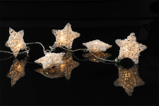 Sterne - Lichterkette - perfekt als weihnachtliche Tischdeko einsetzbar