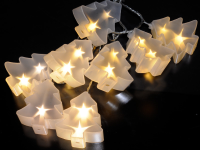 Faszinierende 3D-Tannenbäume - dank Spezialfolie erscheinen die Lichtquellen als dreidimensionale Sterne