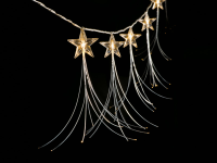 Leuchtende Sternschnuppenkette - ein weihnachtlicher Sternenregen für daheim