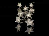 Transparente Weihnachtssternkette - bezaubert durch ihr edles und geheimnisvolles Leuchten