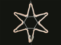 Neonflex Stern, Durchmesser= 41cm, Leistung= 25W, warmweiß, 240 LEDs